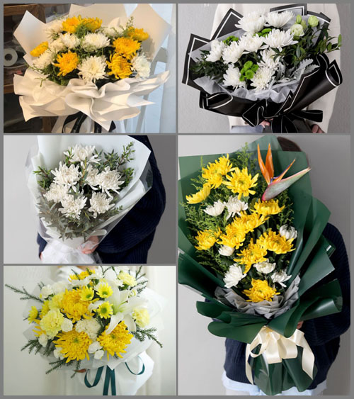 湖南郴州桂阳县鹿峰街道百花社区白事花束代送
